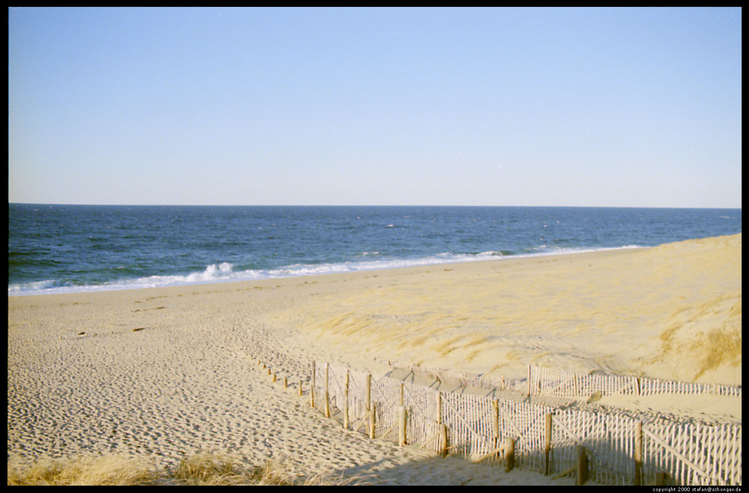 Provincetown dunes, Cape Cod, Mar 2000
